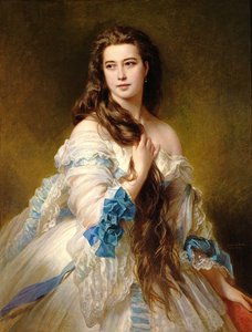 Portrait de Madame Rimsky-Korsakov (1833-78) née Varvara Dmitrievna Mergassov, 1864